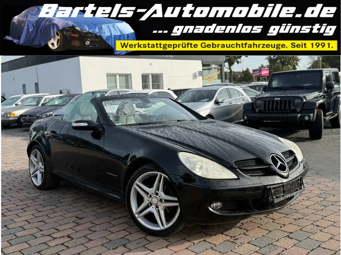 Mercedes-Benz SLK 200 Kompressor, Leder, Klima, Bi-Xenon, PDC Schwarz - 1