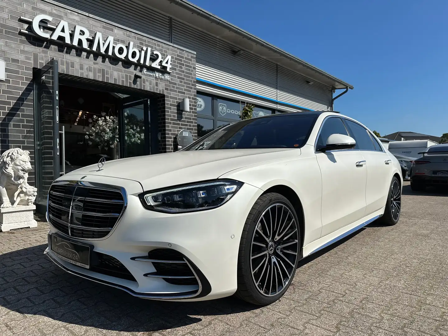 Mercedes-Benz S 400 S 400 d 4Matic L*AMG*HUD*360*Chaffeur*Entert* Weiß - 1