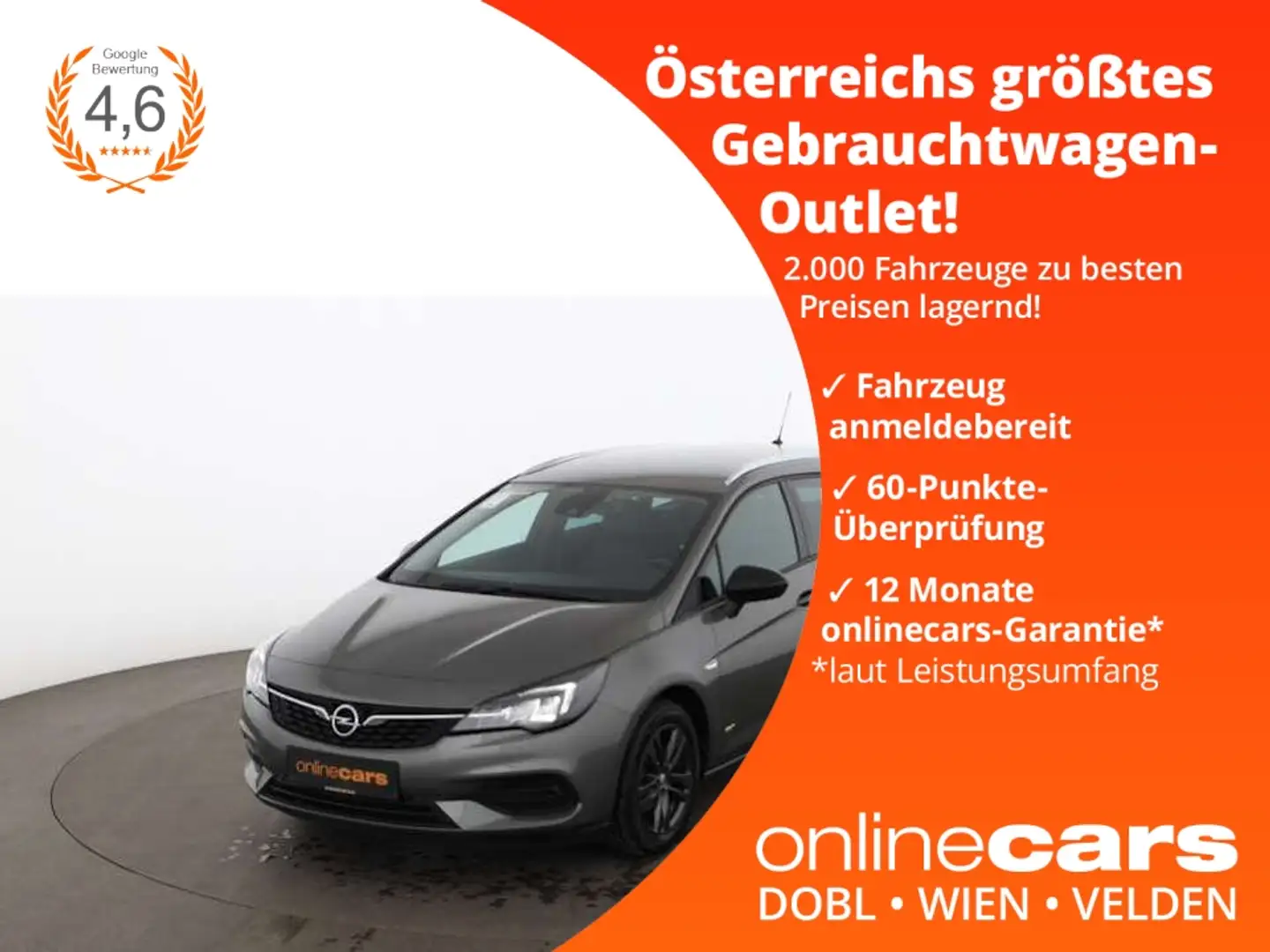 Opel Astra ST 1.2 Turbo Design & Tech TEMPOMAT ASSIST Grau - 1