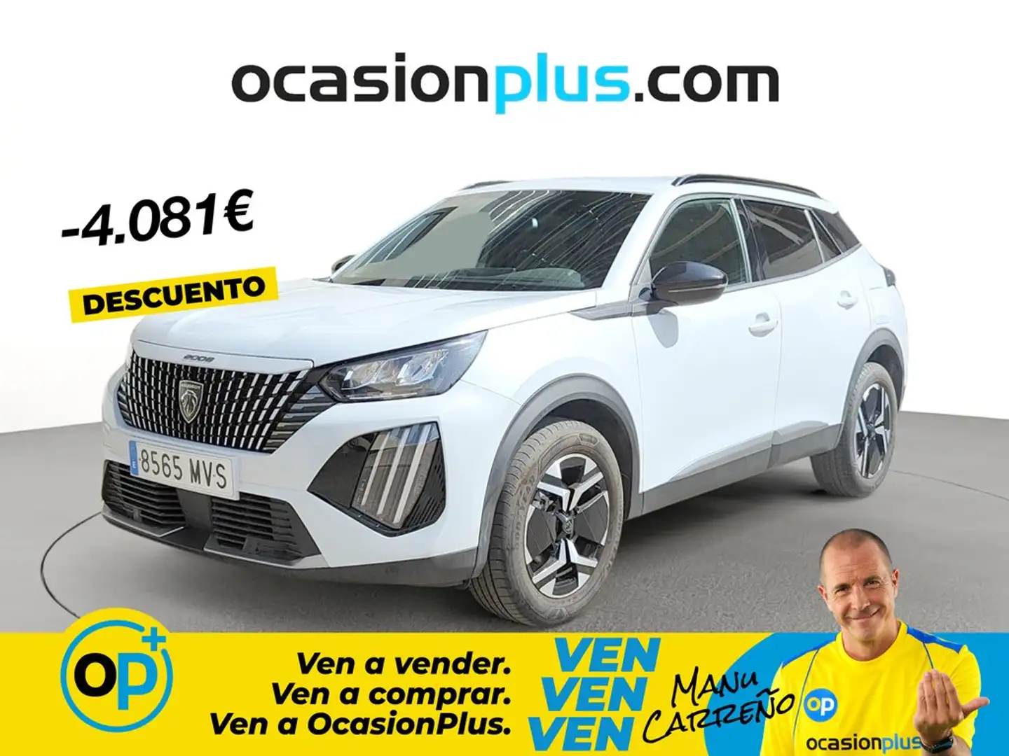 Peugeot 2008 1.2 PureTech S&S Allure EAT8 130 Blanco - 1