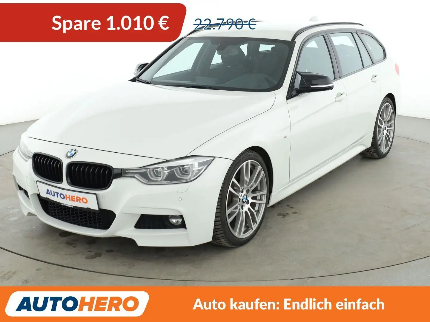 BMW 320 320i xDrive M Sport Aut.*NAVI*LED*TEMPO*CAM*PDC* Blanc - 1