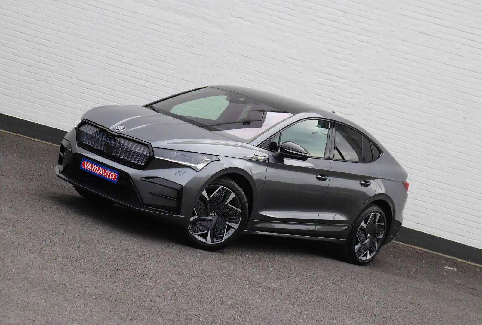 Skoda Enyaq Coué RS 80X 4x4 82 kWh - CANTON/Pano/Memory/HUD Gris - 2
