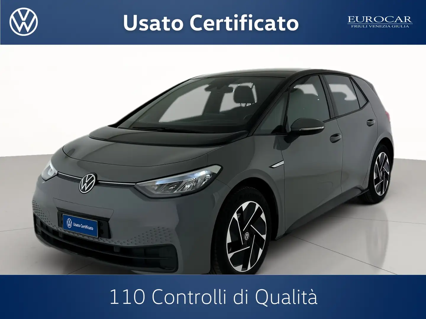 Volkswagen ID.3 45 kwh pure performance Gris - 1