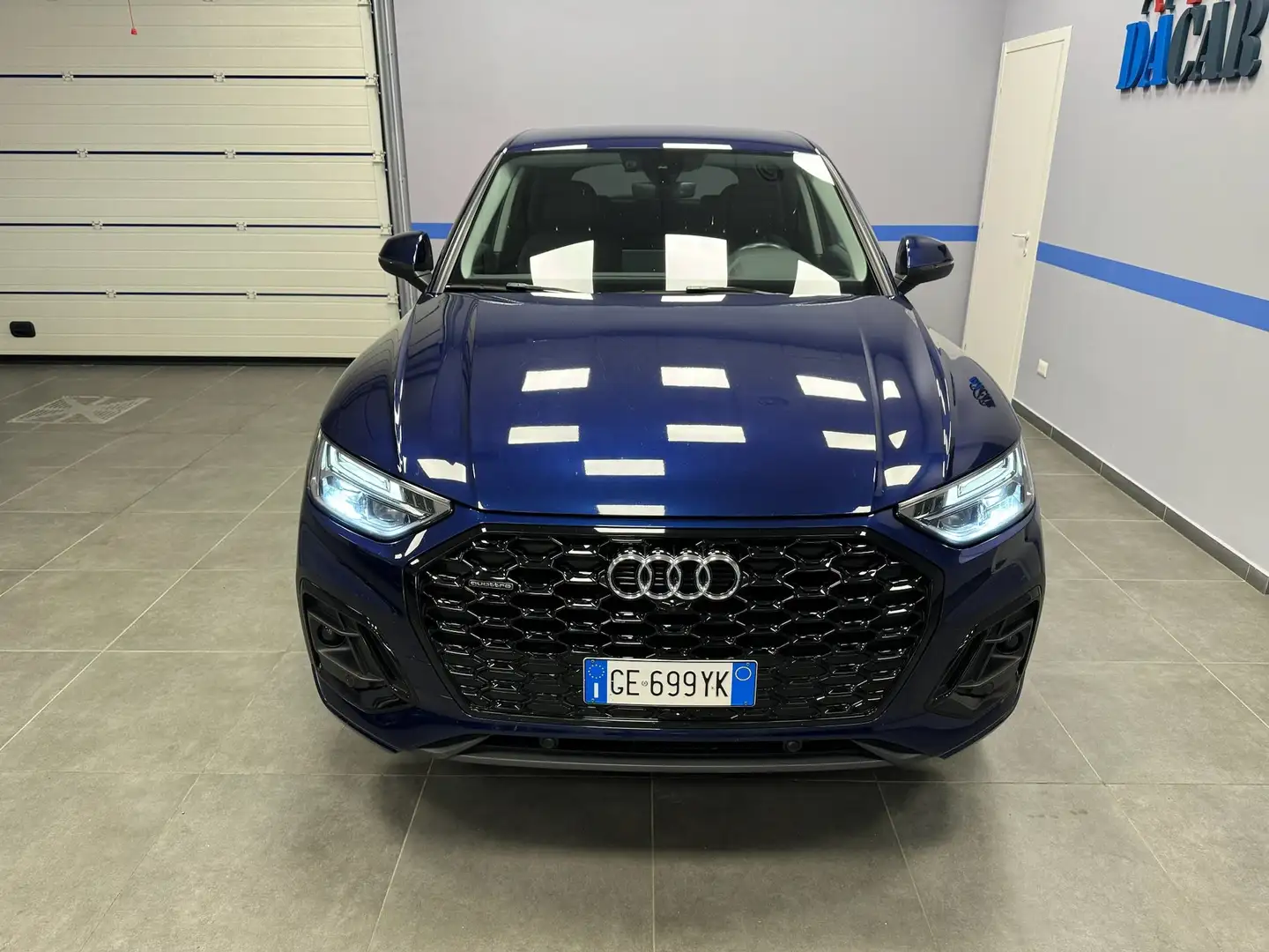 Audi Q5 Q5 SPB 40 tdi mhev S line Plus quattro s-tronic Blu/Azzurro - 2