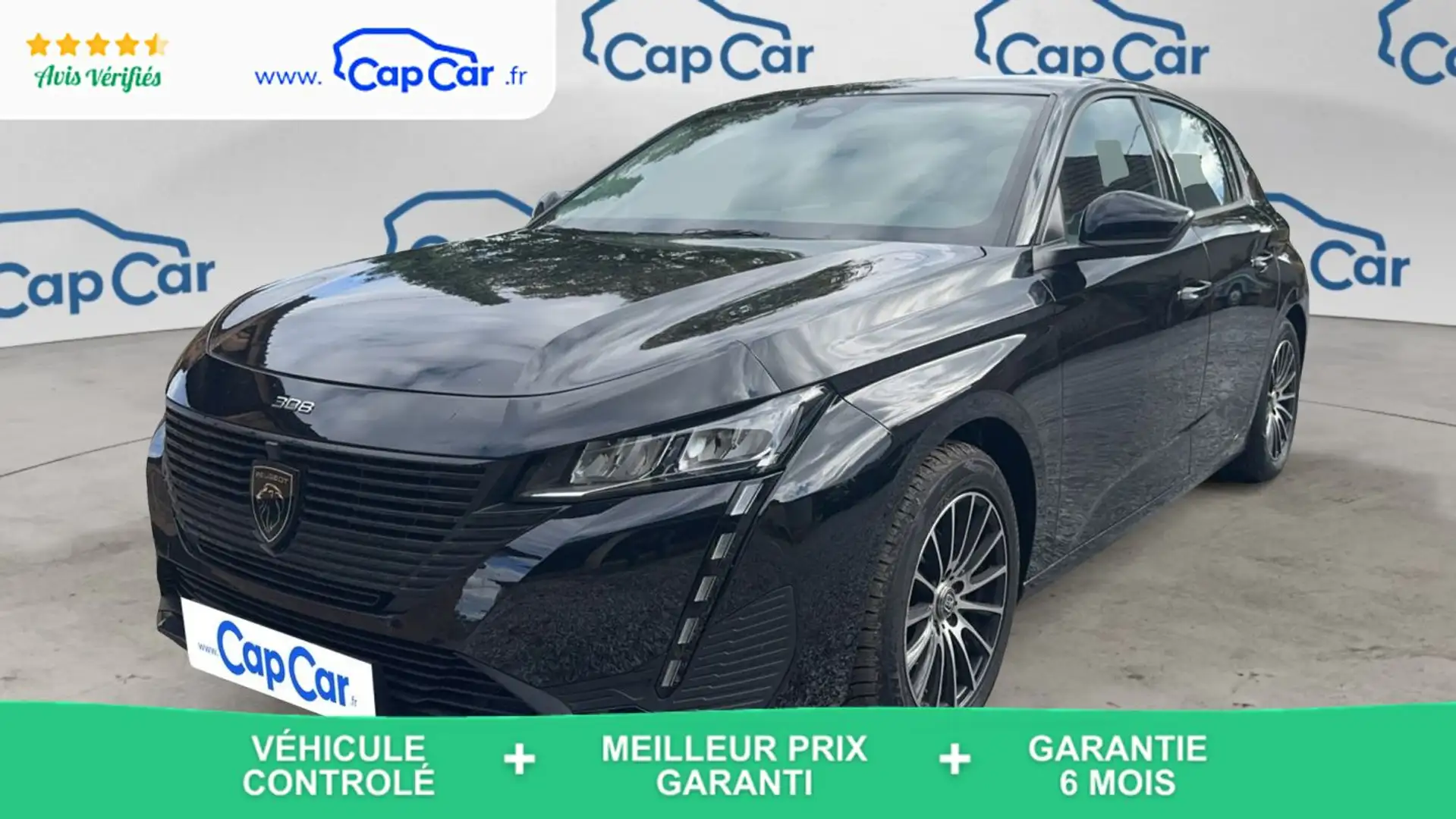 Peugeot 308 III 1.2 PureTech 110 Active Pack - Entretien constructeur Noir - 1