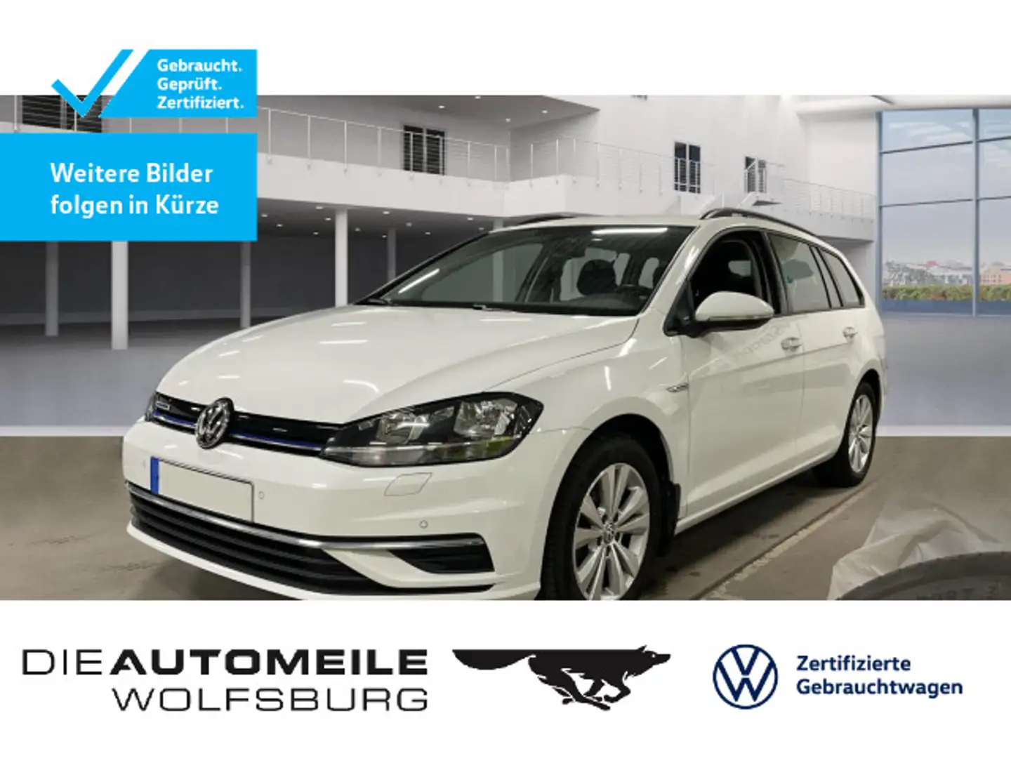 Volkswagen Golf 7 Variant 1.5TGI DSG Comfortline ACC/CLIMAT Weiß - 1