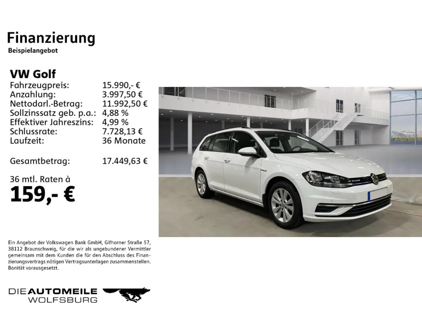 Volkswagen Golf 7 Variant 1.5TGI DSG Comfortline ACC/CLIMAT Weiß - 2