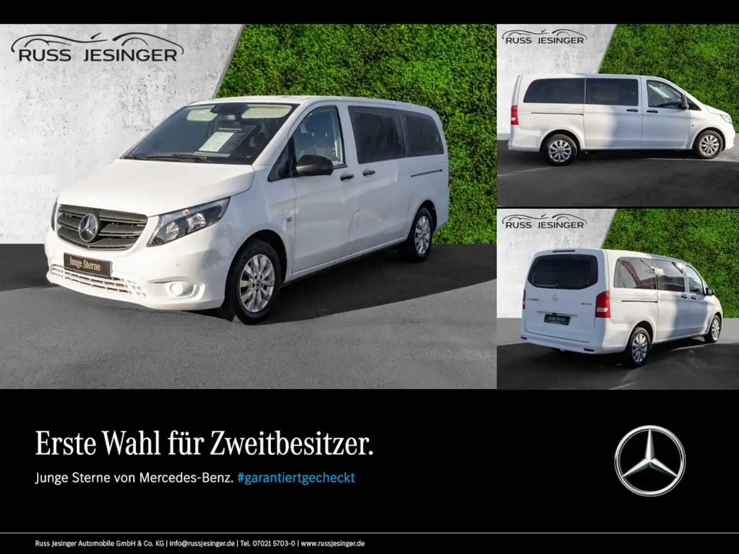 Mercedes-Benz Vito 116 CDI Tourer Pro Lang Standheizung*AHK Blanc - 1