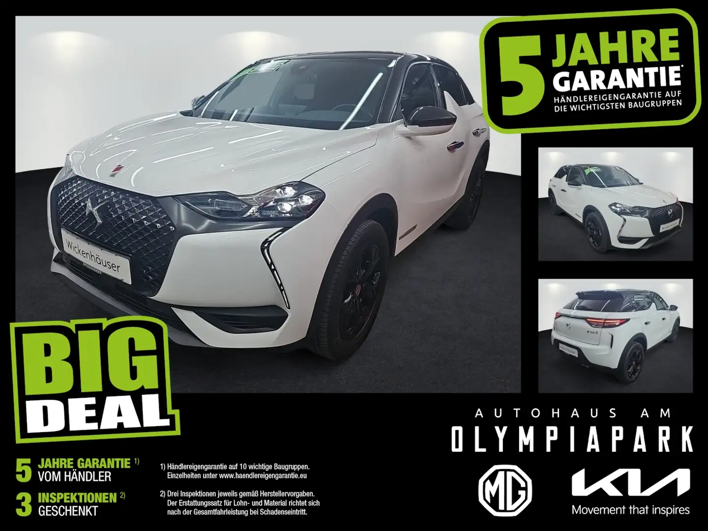 DS Automobiles DS 3 Crossback DS3 Crossback 1.2 Automatik Sitzheizung*Parkhilf Weiß - 1