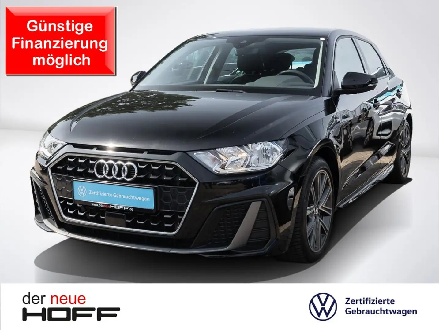 Audi A1 Sportback 30 1.0 TFSI S-line Sitzheizung Klimaauto Noir - 1