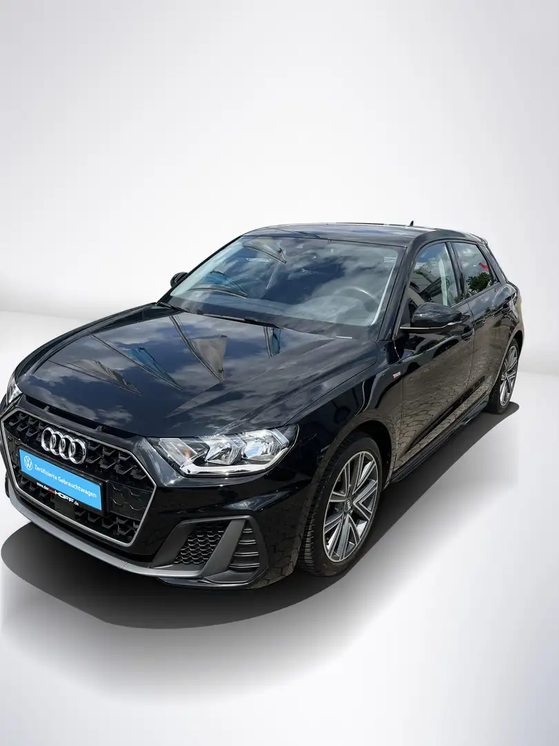 Audi A1 Sportback 30 1.0 TFSI S-line Sitzheizung Klimaauto Schwarz - 2