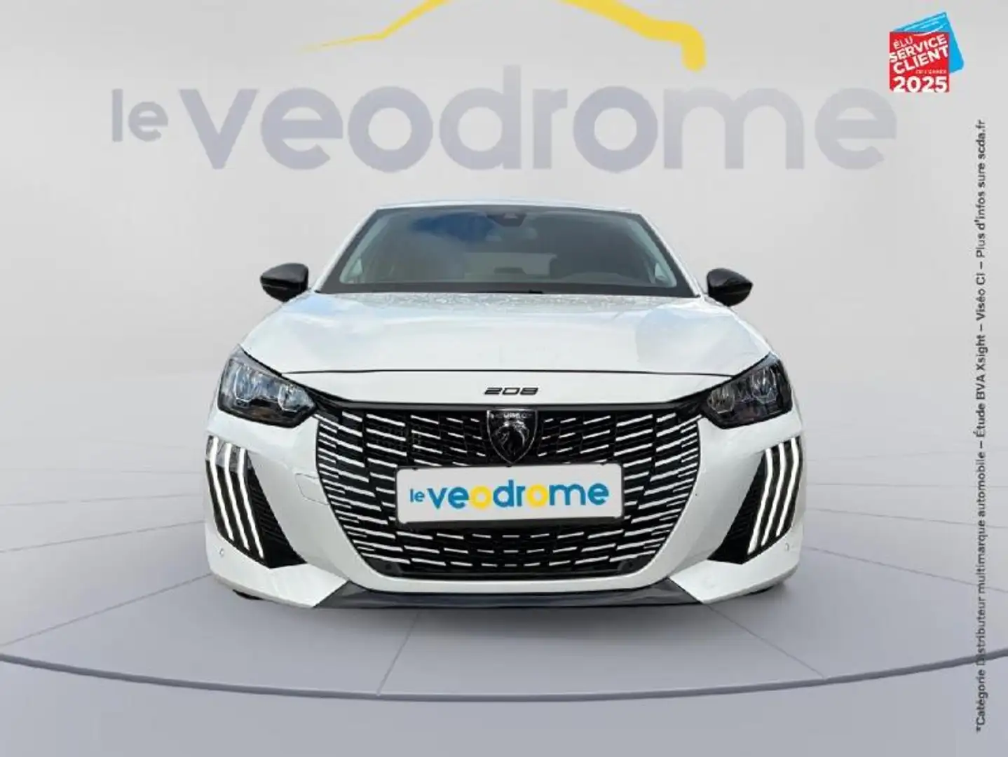 Peugeot 208 1.2 100ch S/S Allure Radar AV/AR Carplay Weiß - 2