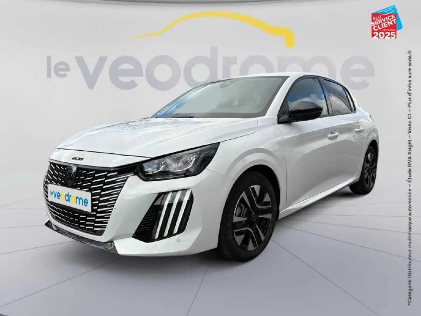 Peugeot 208 1.2 100ch S/S Allure Radar AV/AR Carplay Weiß - 1