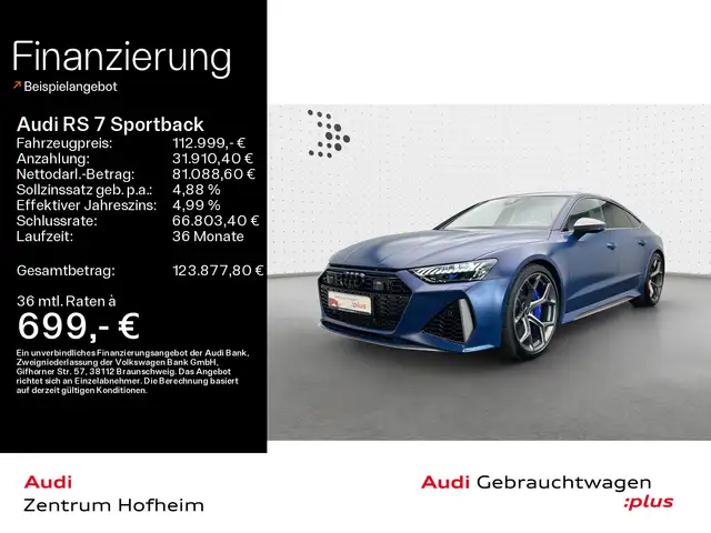 Audi RS7 performance*305 km/h*Keramik*B&O*