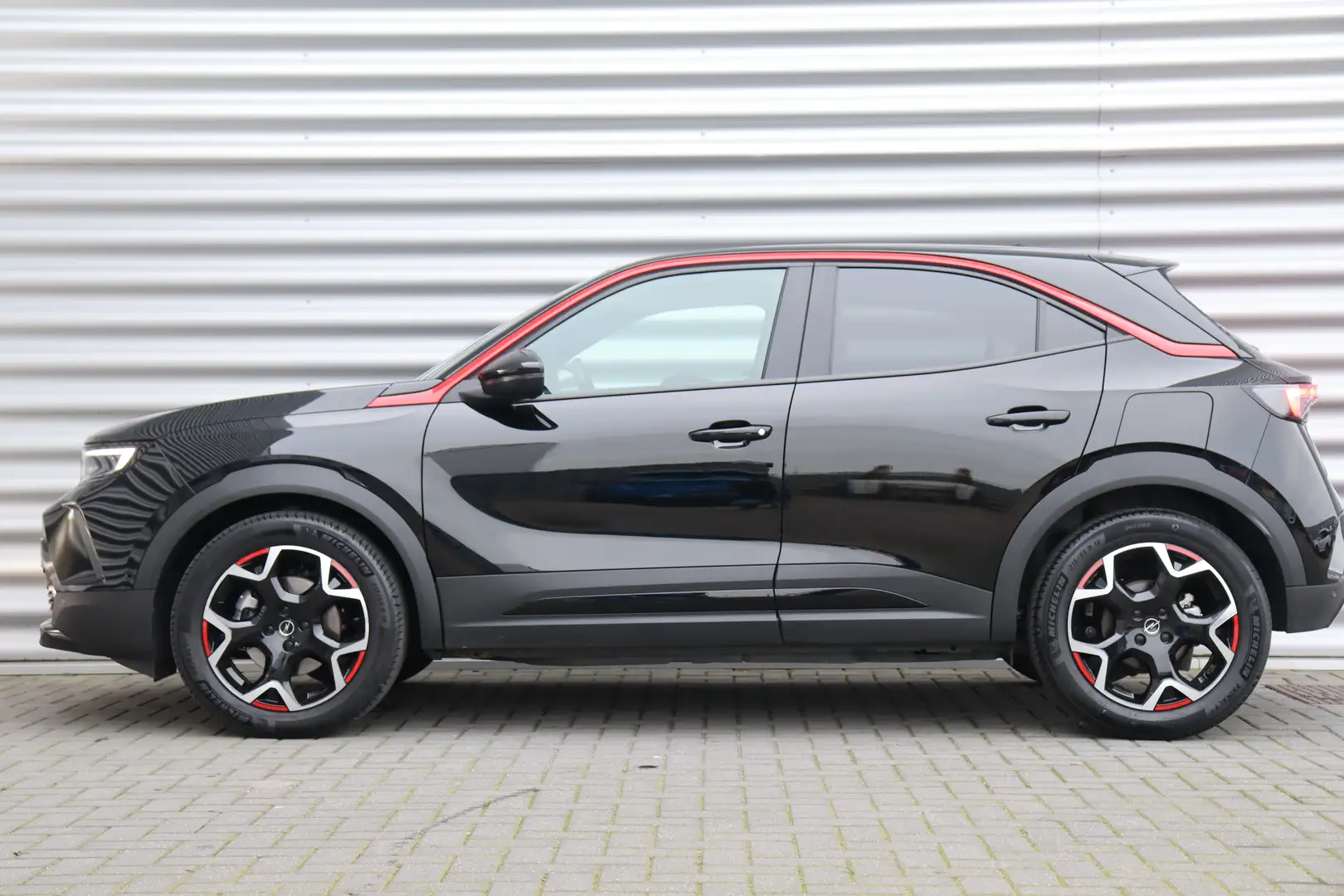 Opel Mokka-E 50KWH 136PK LEVEL 4 GS AUTOMAAT / NAVI / LEDER / C Zwart - 2