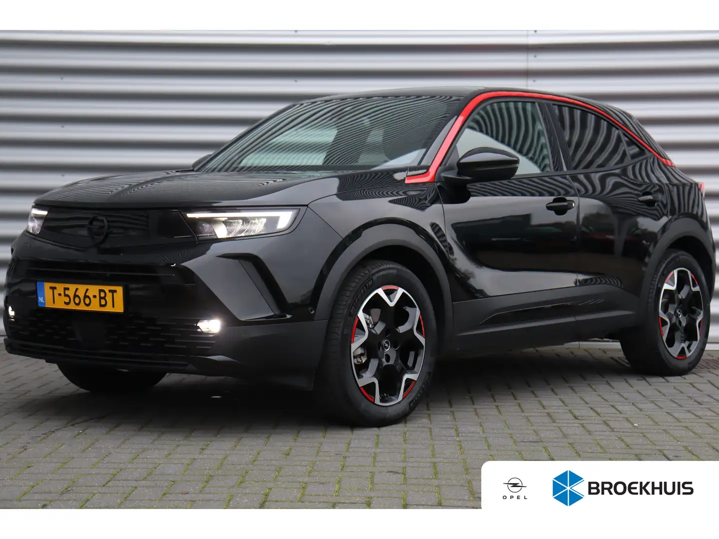 Opel Mokka-E 50KWH 136PK LEVEL 4 GS AUTOMAAT / NAVI / LEDER / C Zwart - 1