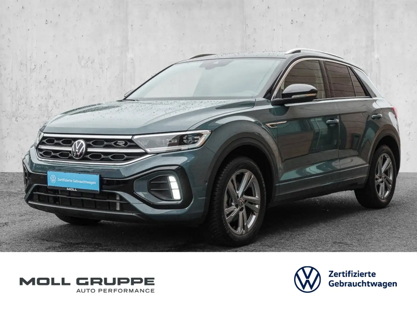 Volkswagen T-Roc 1.5 TSI DSG R-Line 2xKLIMA ACC AHK AUT FLA Schwarz - 1
