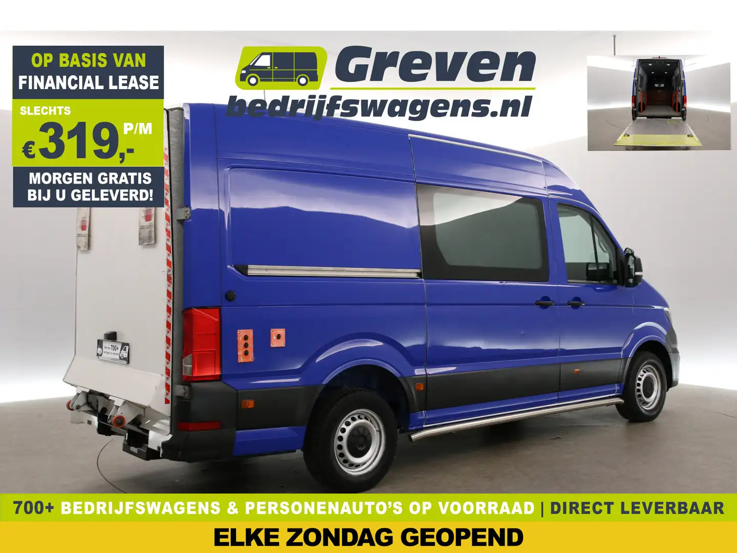 Volkswagen Crafter 2.0 TDI L3H3 | Laadklep | Airco | Camera | Cruise Blanc - 1