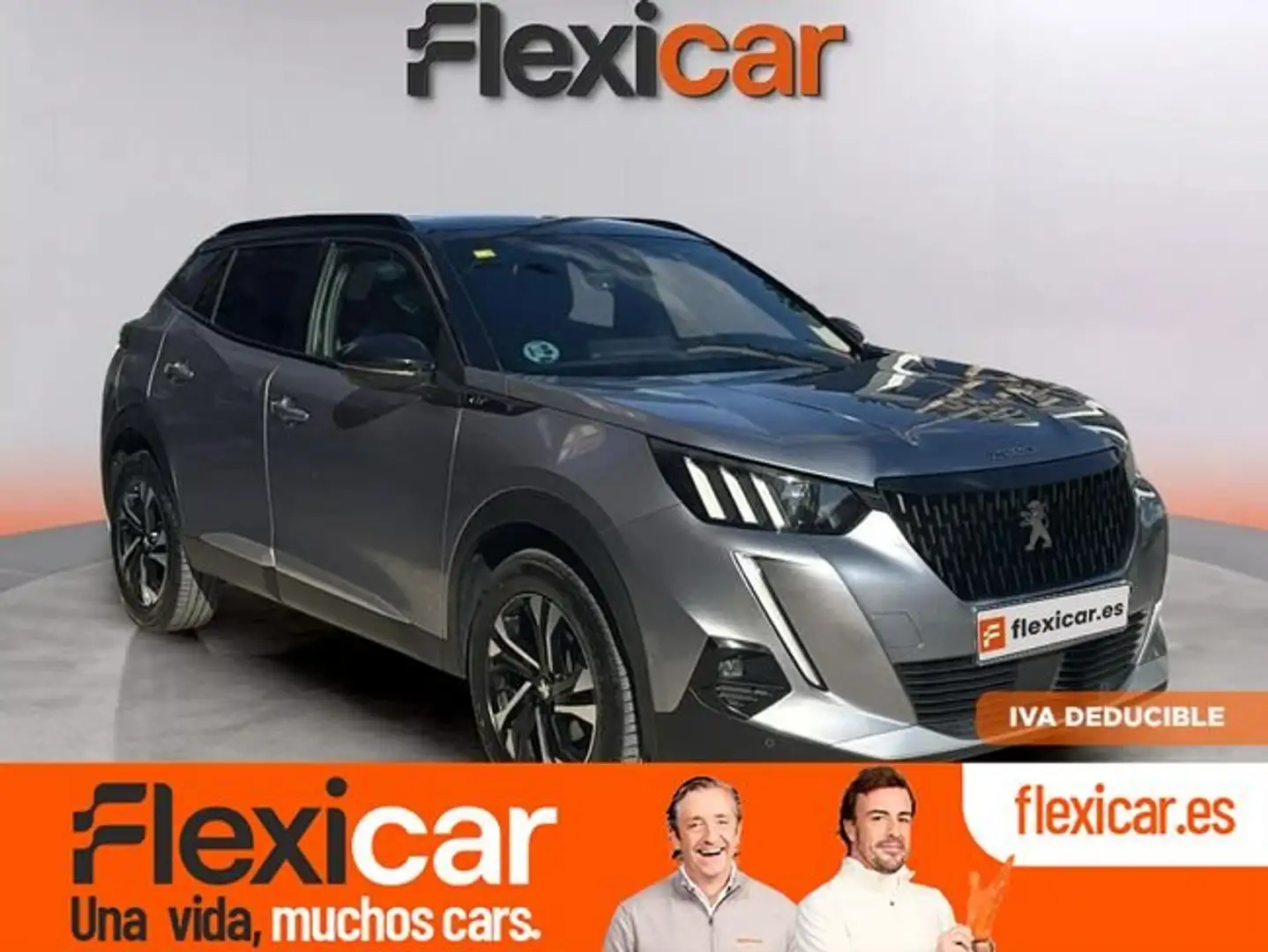 Peugeot 2008 1.2 PureTech S&S GT EAT8 130 Gris - 1