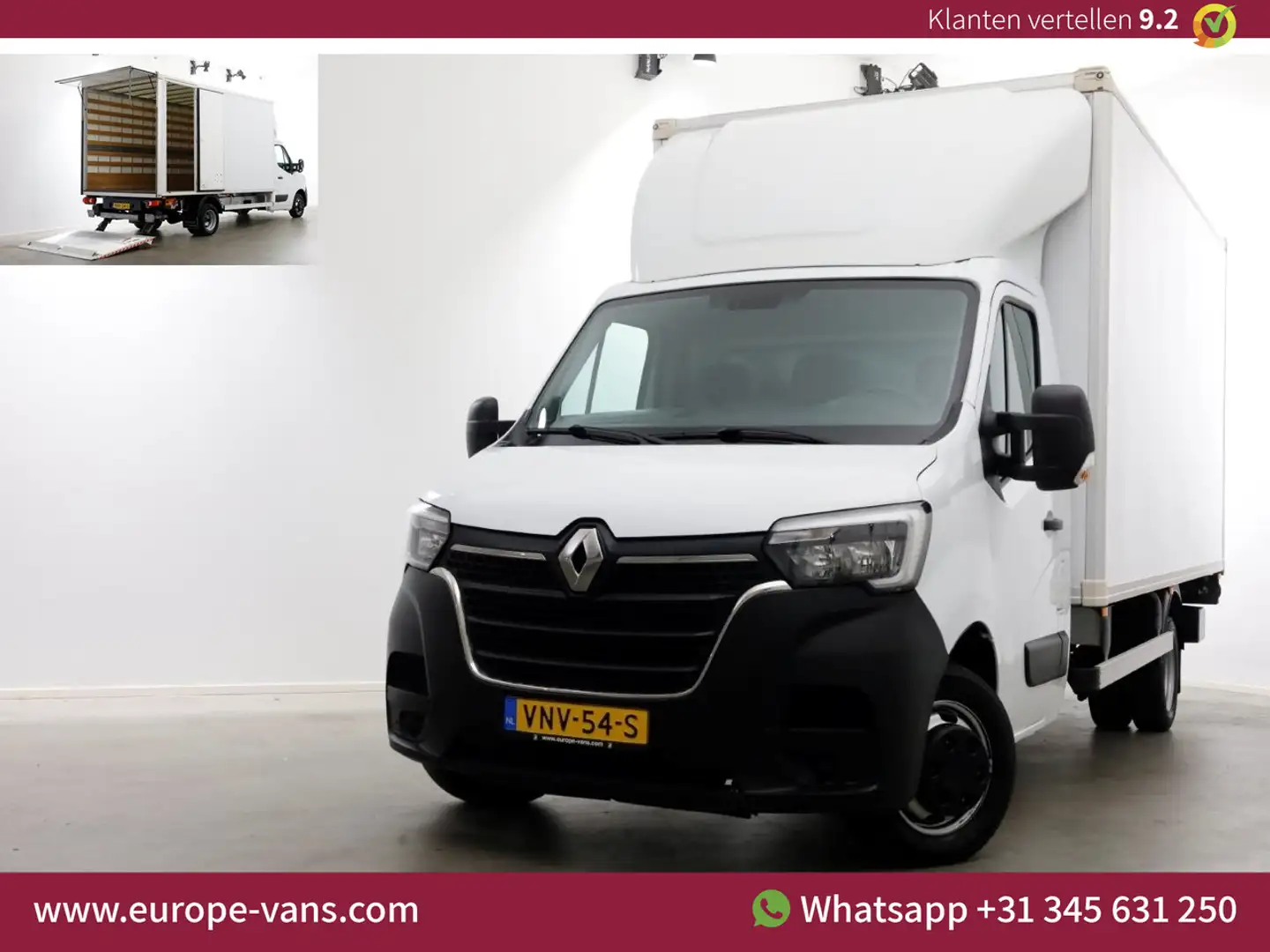Renault Master T35 2.3 dCi 165pk Bakwagen met laadklep en zijdeur Blanc - 1