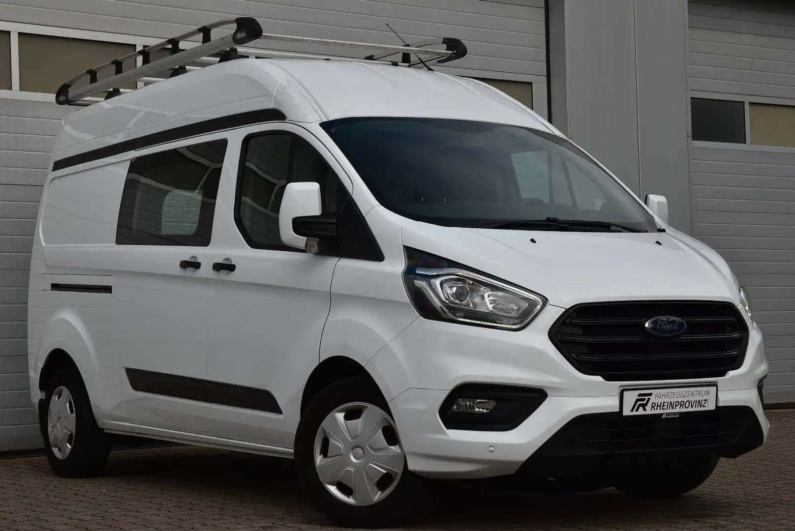 Ford Transit Custom Kasten 320 L2H2/1.Hand/AHK/Klima Weiß - 1