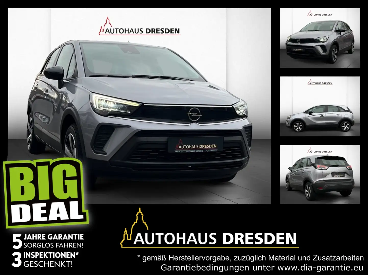 Opel Crossland 1.2 Edition LED+Facelift+SpurH Gri - 1