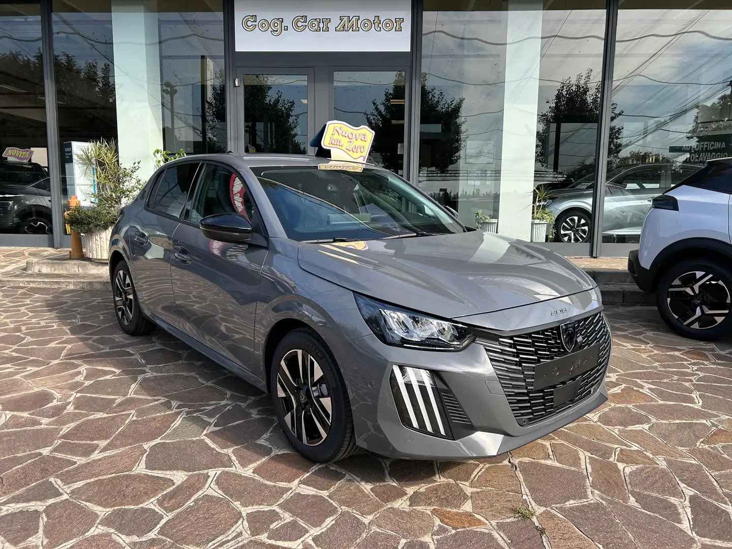 Peugeot 208 208 1.2 hybrid Allure 110cv e-dcs 6 KM0 Grau - 1