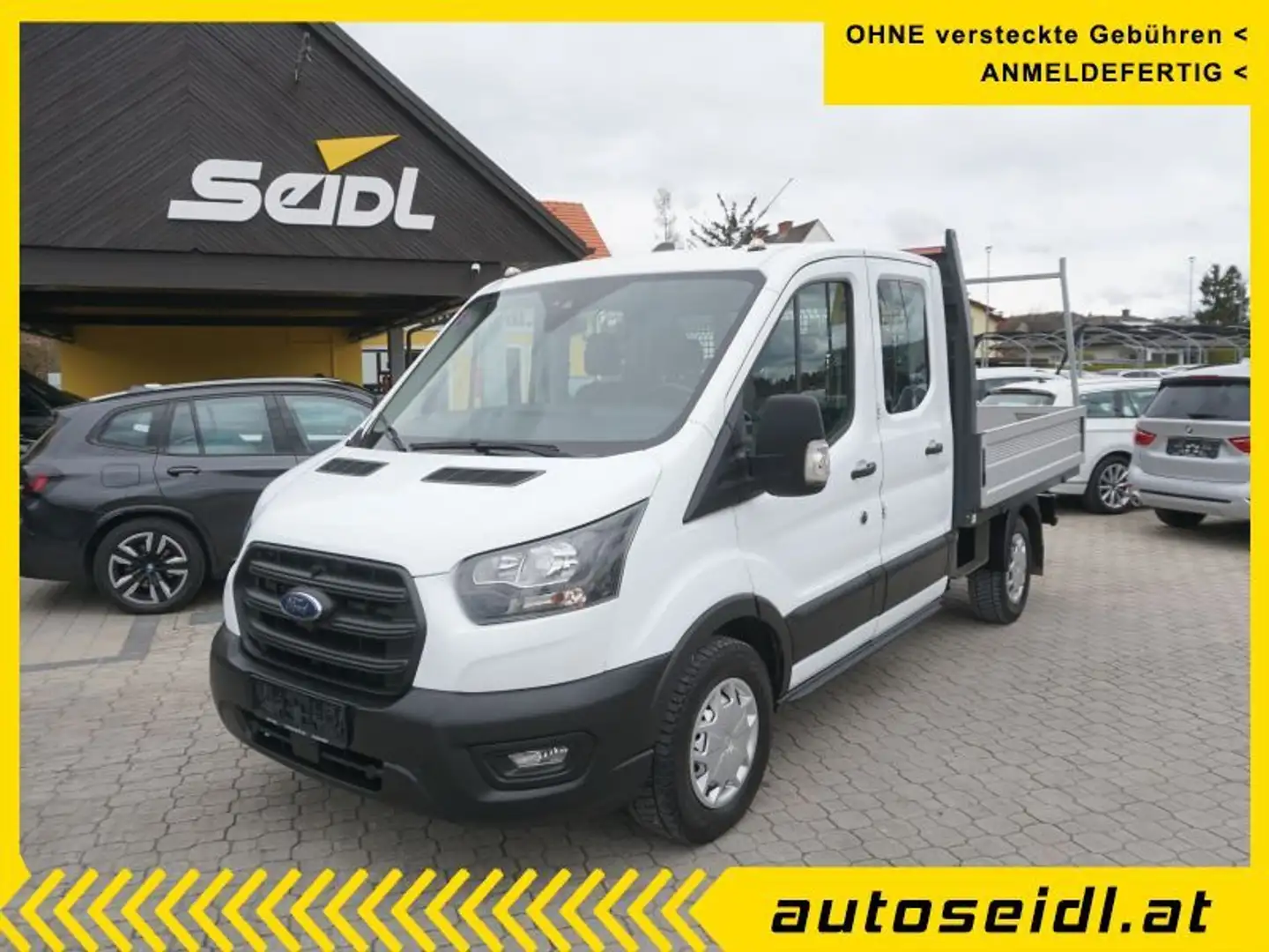 Ford Transit Pritsche Doka 2,0 Ecoblue L2H1 350 Trend *2025er+ Weiß - 1