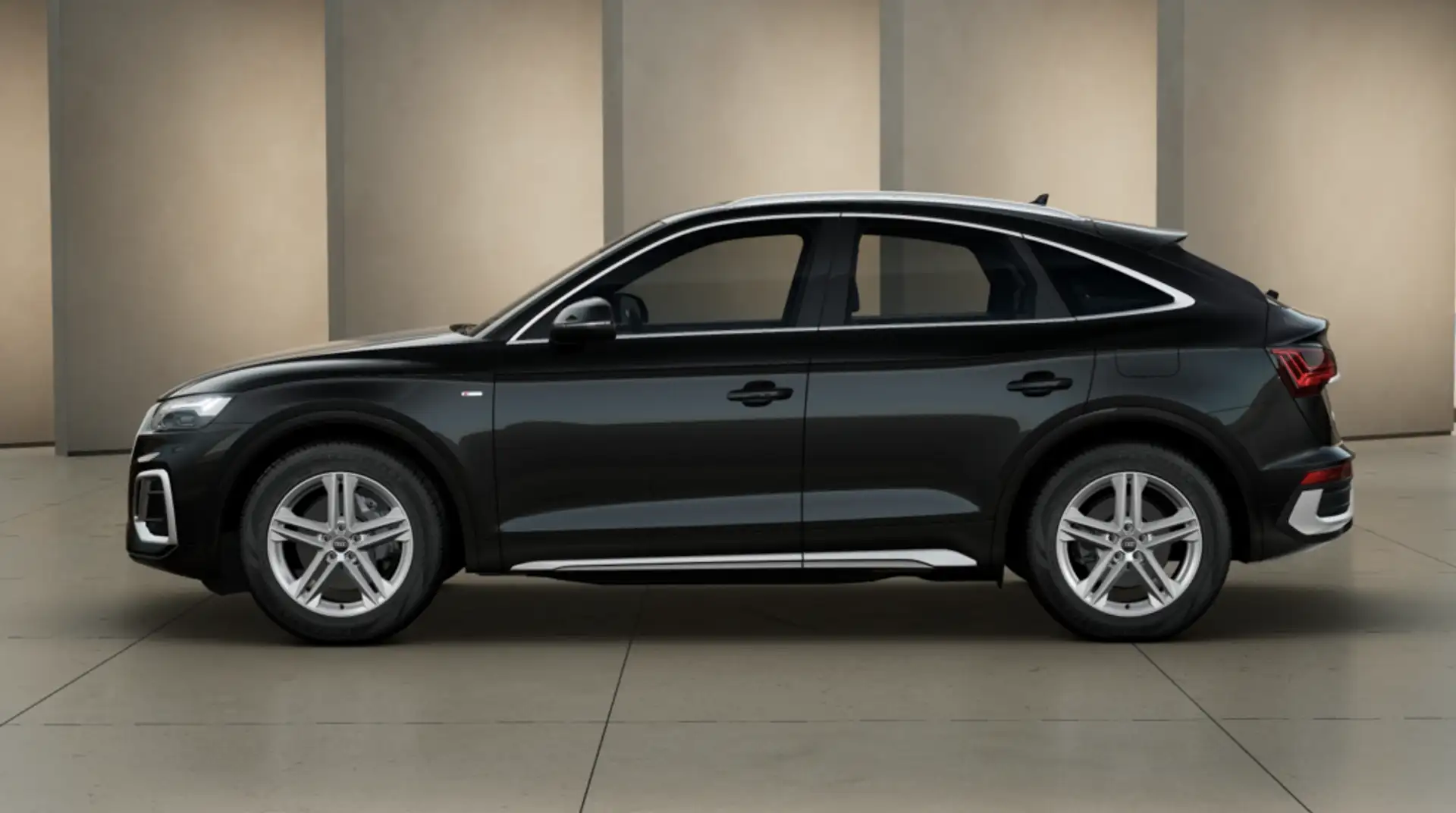 Audi 50 Sportback TFSIe S line quattro-ultra S tronic Černá - 2