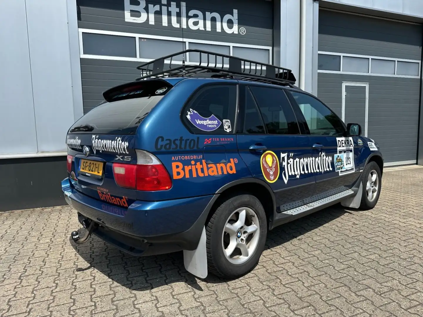 BMW X5 3.0D 4X4 Aut. bj2002 *Roofrack *Led *CarbageRun *B Blau - 2