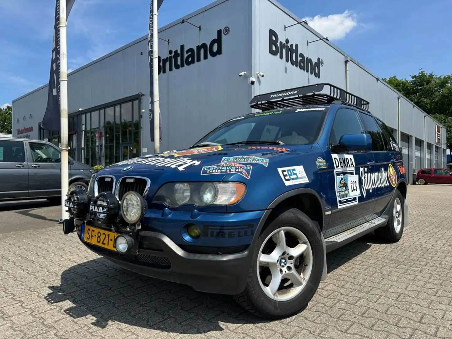 BMW X5 3.0D 4X4 Aut. bj2002 *Roofrack *Led *CarbageRun *B Blau - 1