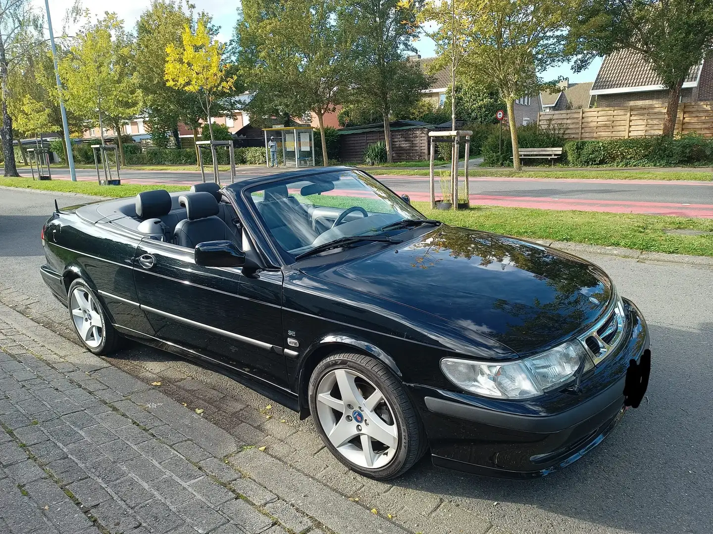 Saab 9-3 9-3 2.0i t Cabrio Zwart - 1