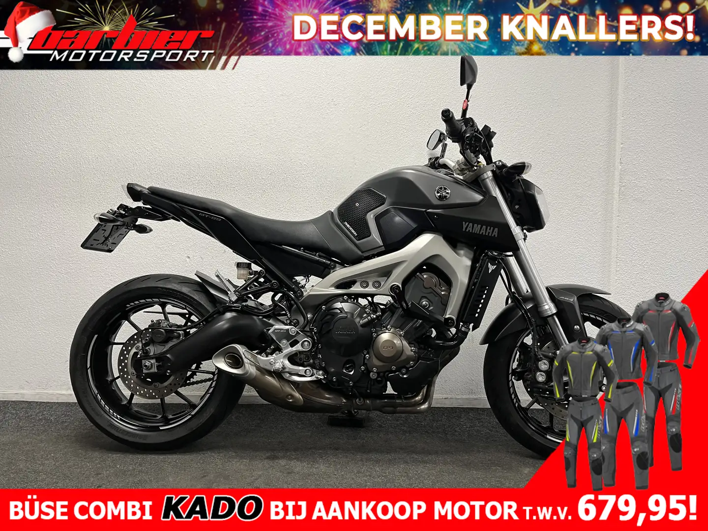 Yamaha MT-09 ABS Grijs - 1