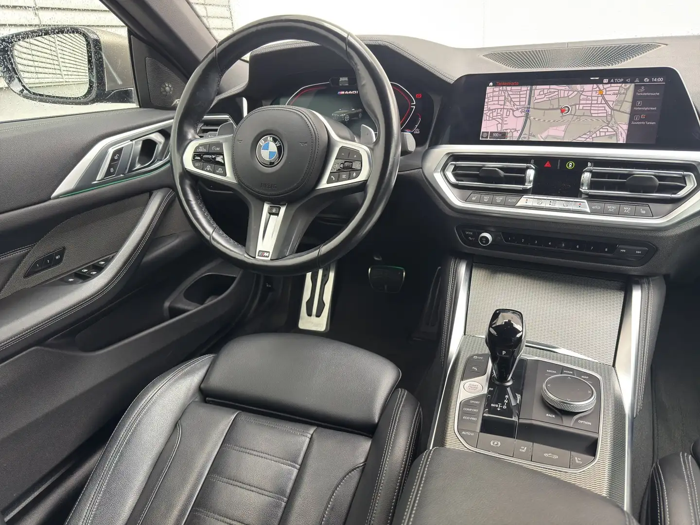 BMW 440 Mi Cabrio Laser HUD SHZ DrivAsPro HArKar Grün - 2