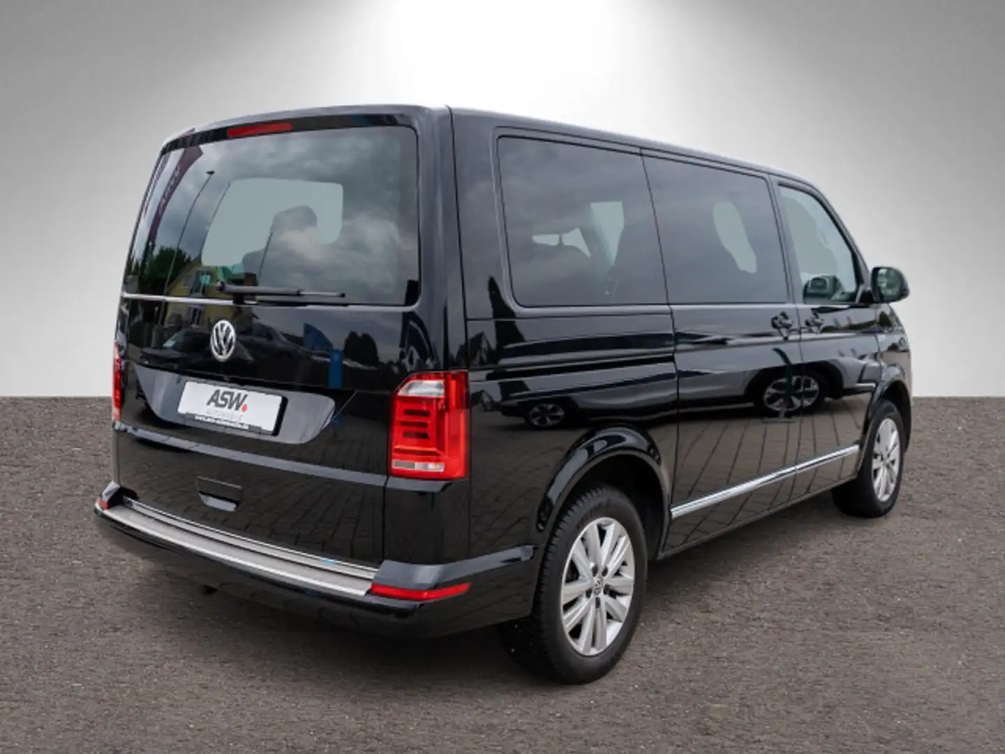 Volkswagen T6 Caravelle Highline 2.0TSI DSG LEDER Stdhz AHK Noir - 2