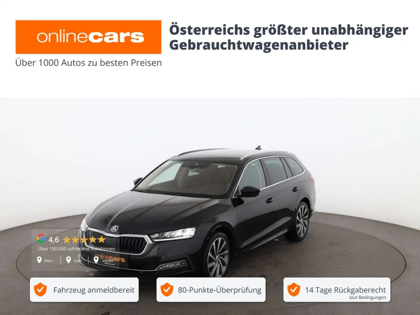 Skoda Octavia Combi 2.0 TDI Style 4x4 Aut LED AHK RADAR Negru - 1