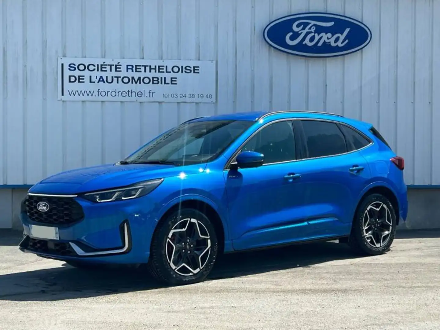 Ford Kuga 2.5 Duratec 180ch Hybrid FlexiFuel ST-Line X Power Bleu - 1