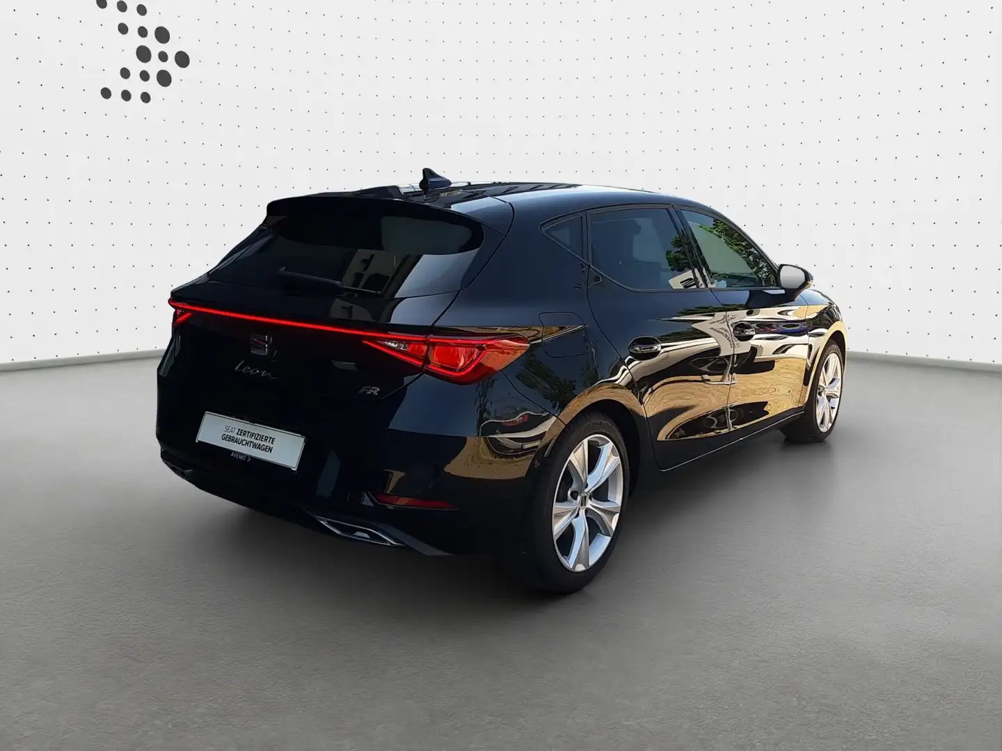 SEAT Leon FR-Line 2.0 TDI DSG*NAVI*KAM*SHZ*Keyless Schwarz - 2