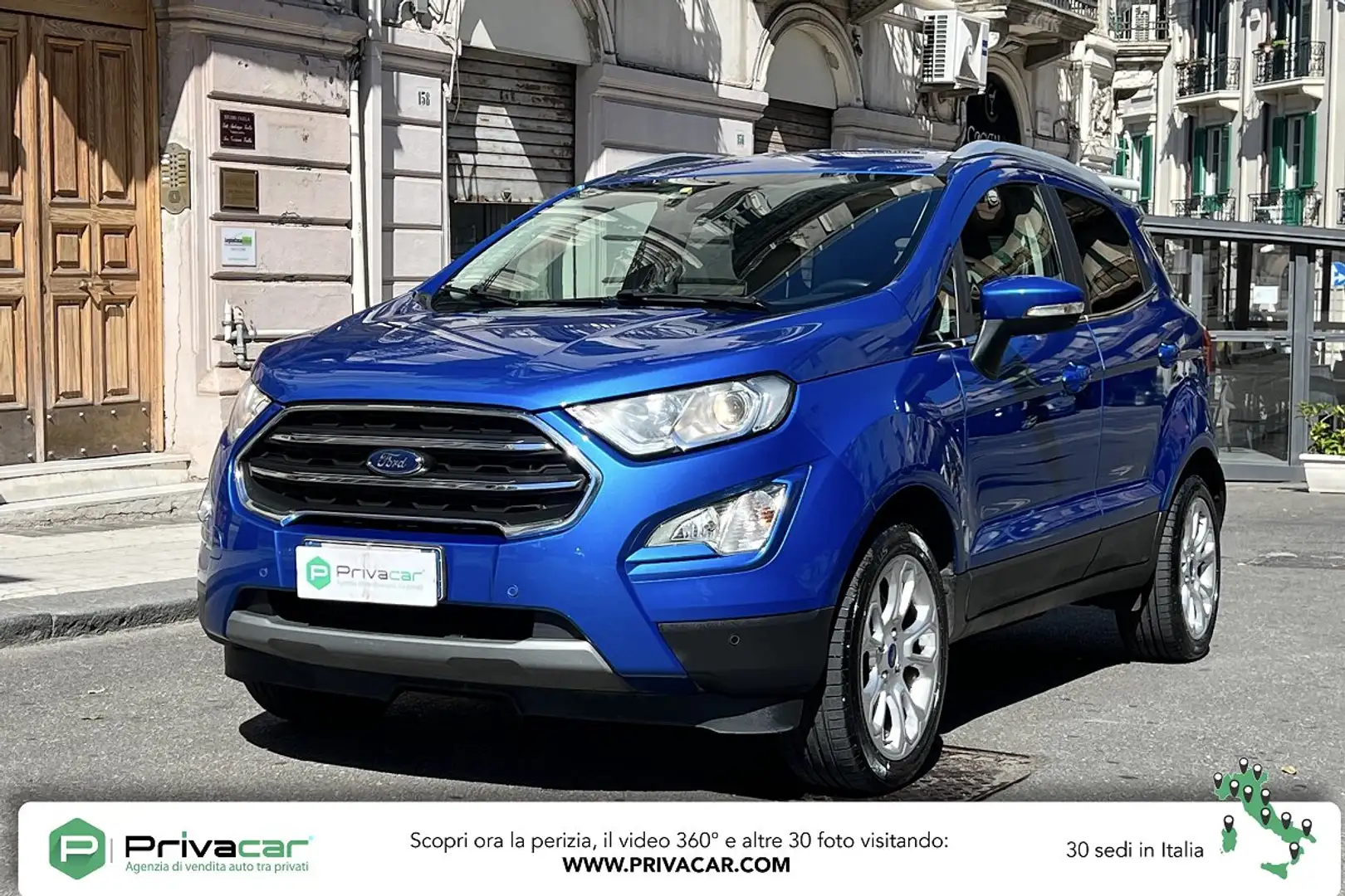 Ford EcoSport 1.0 EcoBoost 125 CV Start&Stop Titanium Bleu - 1