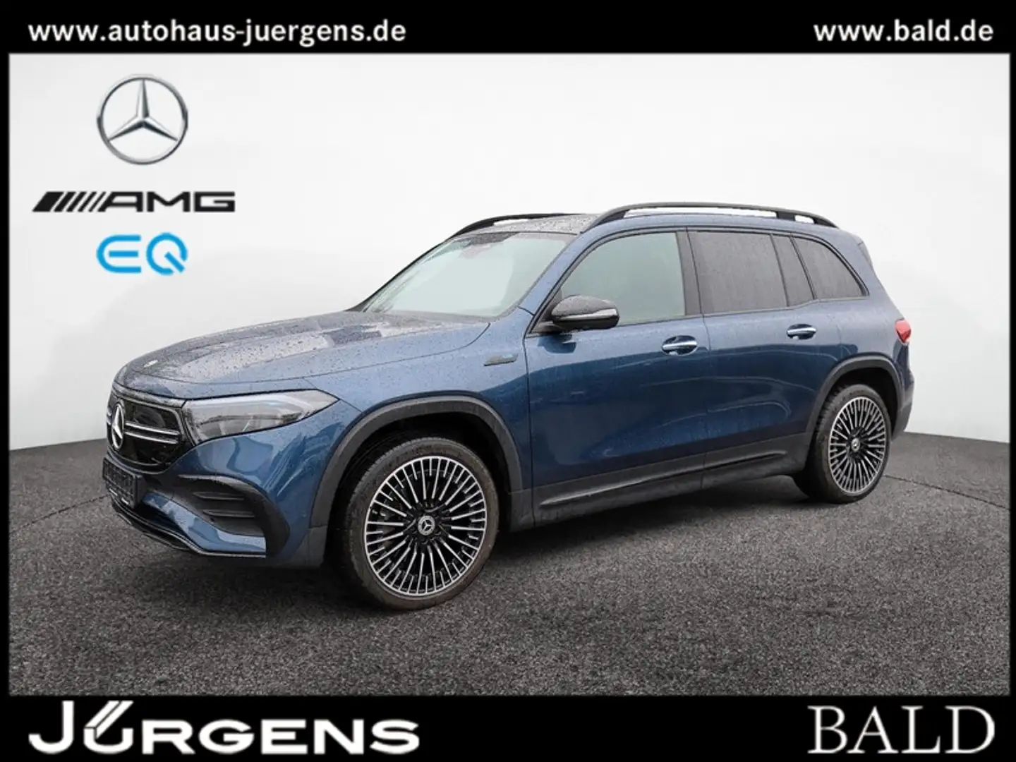 Mercedes-Benz EQB 350 4M AMG-Sport/360/Pano/Night/Memo/7Sitze Blauw - 2