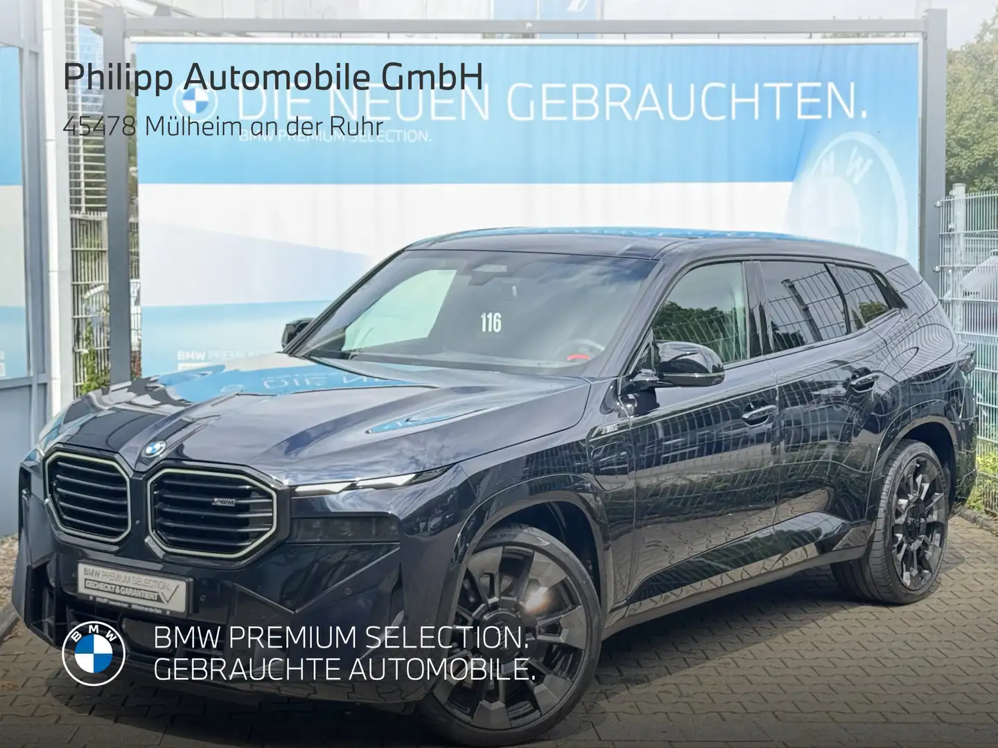 BMW XM 50e AHK B&W Autobahnas 23" Massage Sitzklima Schwarz - 1