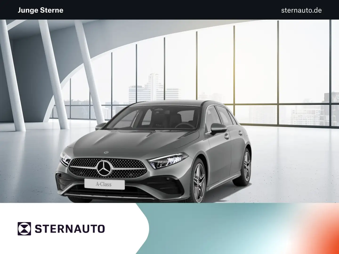 Mercedes-Benz A 180 A 180 AMG Plus Verkehrszeichen-Assistent AMG Line Grau - 1