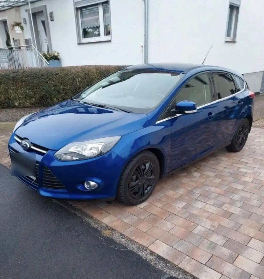 Ford Focus 1.0 EcoBoost Blau - 1