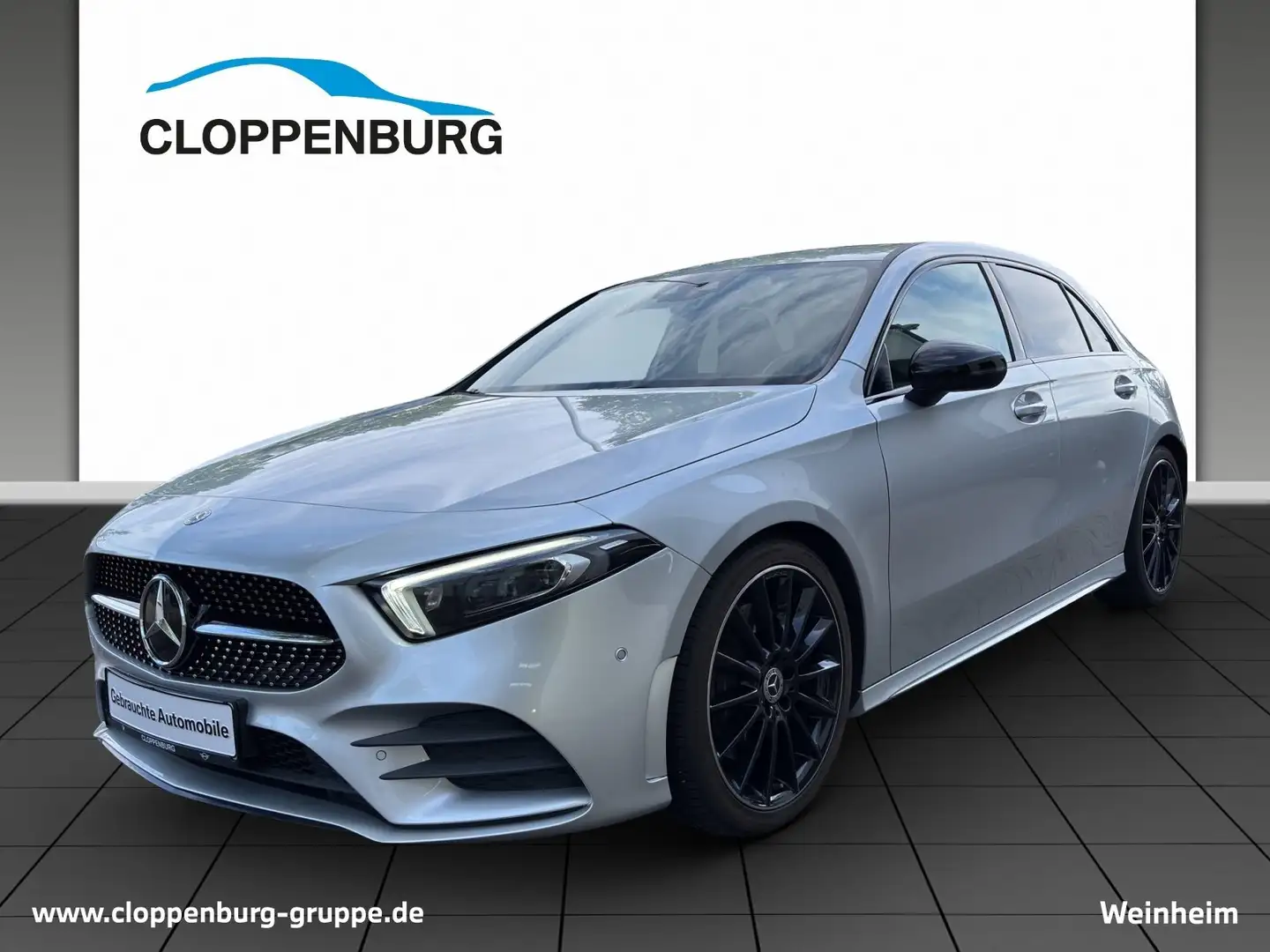 Mercedes-Benz A 250 Navi+SHZ+KeyGO+Fernl.Ass+Spurass.+Ambi+BT Silver - 1