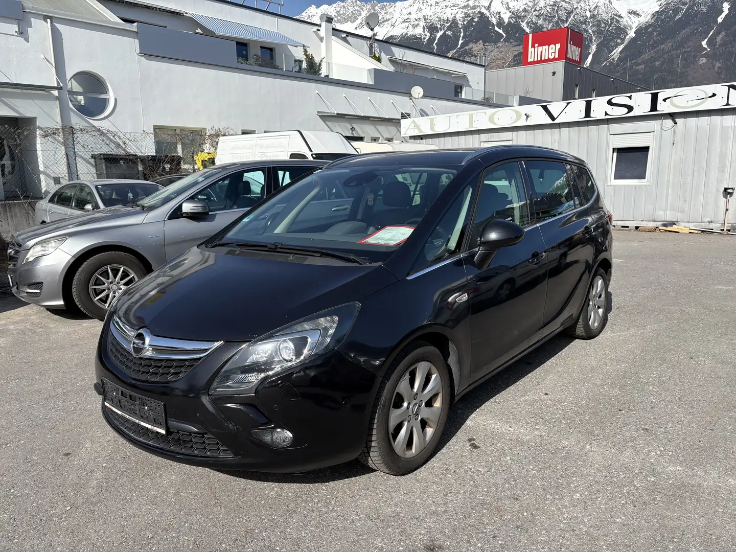 Opel Zafira Tourer vollausstatung 19 zoll Alu pickerl & Kupplung neu Schwarz - 2