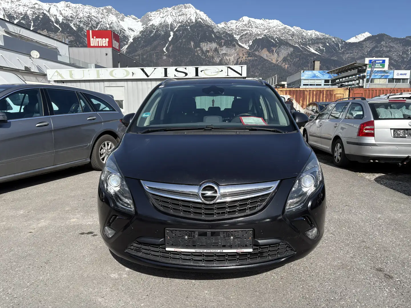 Opel Zafira Tourer vollausstatung 19 zoll Alu pickerl & Kupplung neu Schwarz - 1