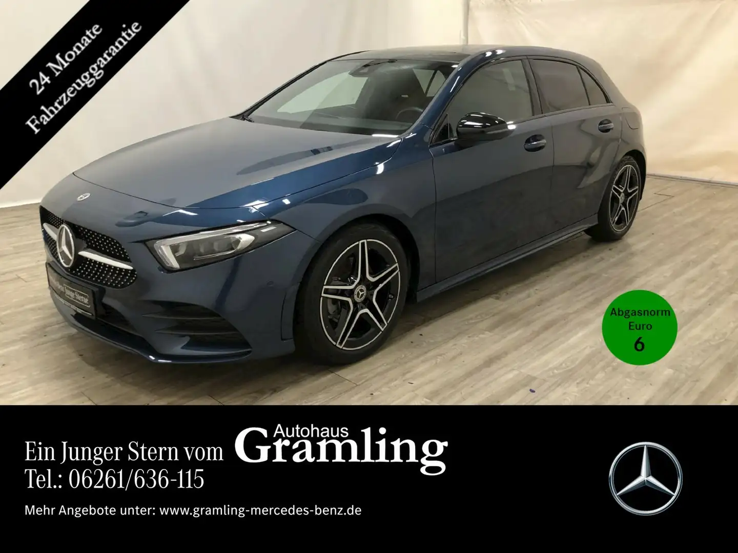 Mercedes-Benz A 200 AMG NIGHT*Pano*Kamera*MULTIBEAM*Ambientebe Blu/Azzurro - 1