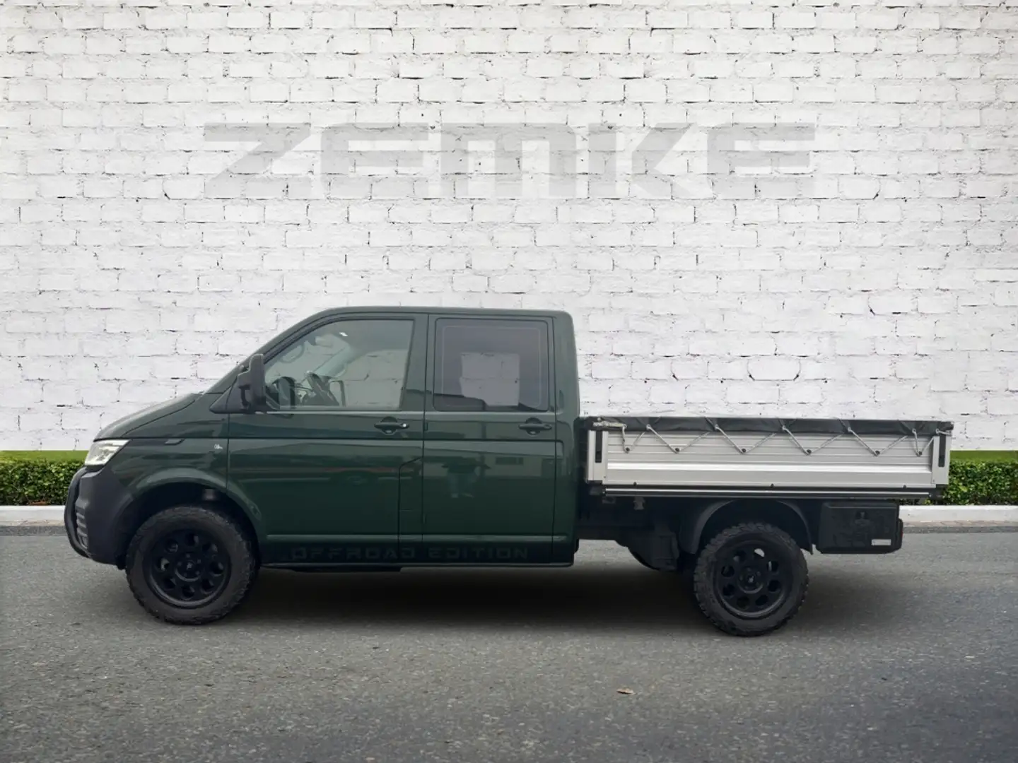 Volkswagen T6.1 Transporter Pritsche 2,0 BiTDI DSG 4Motion Doppelkabine lang M Groen - 1