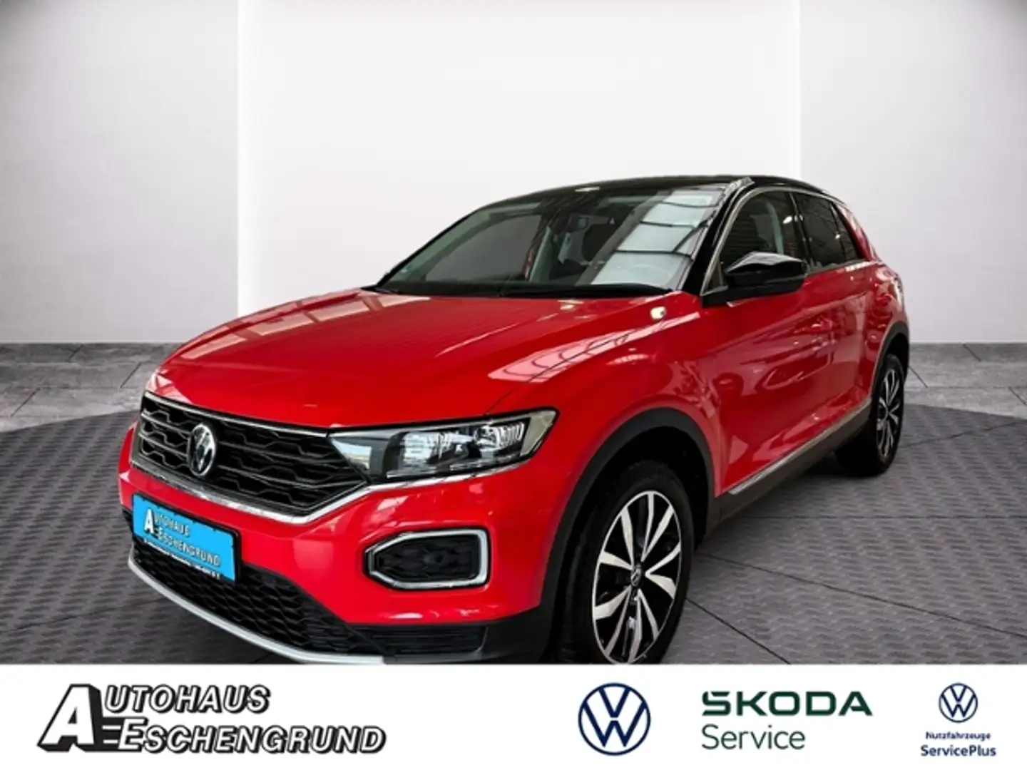 Volkswagen T-Roc 1.5 TSI Style DSG LED NAVI AHK KESSY SHZ Rot - 1