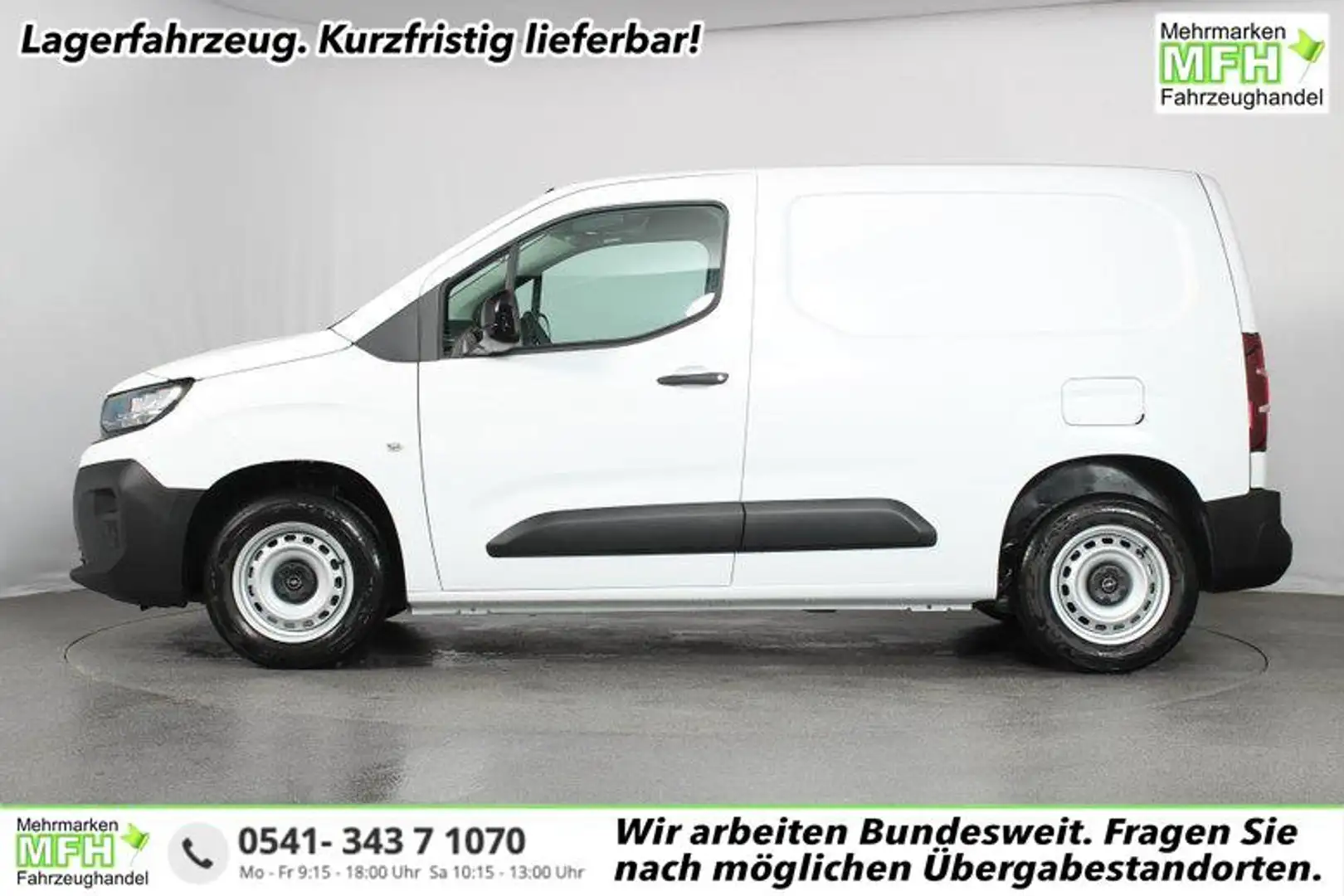 Opel Combo Cargo Länge 1 mit normaler Nutzlast 1.5 BlueHDi... Weiß - 1